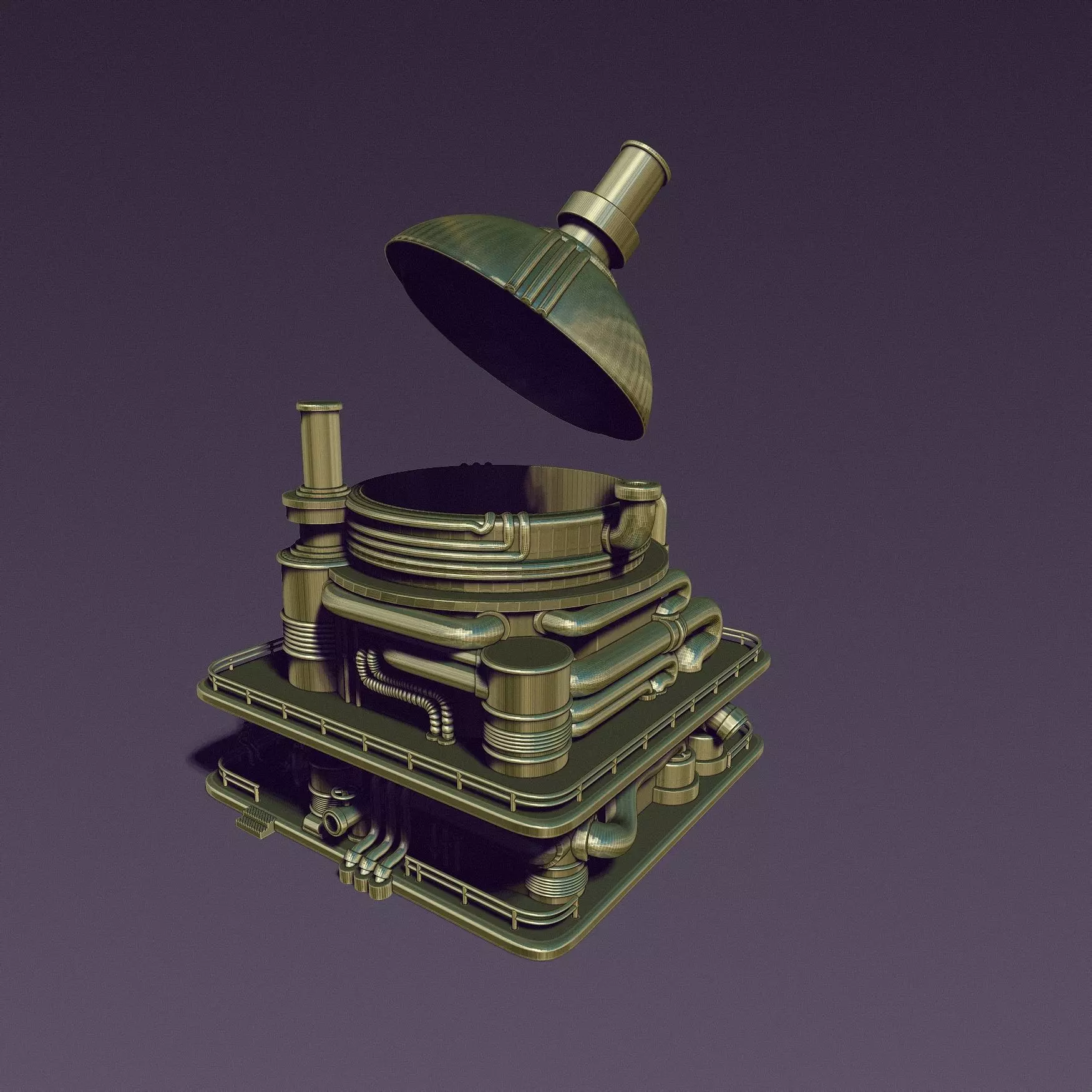 STEAM PUNK BOILER BOX 3D print model_15