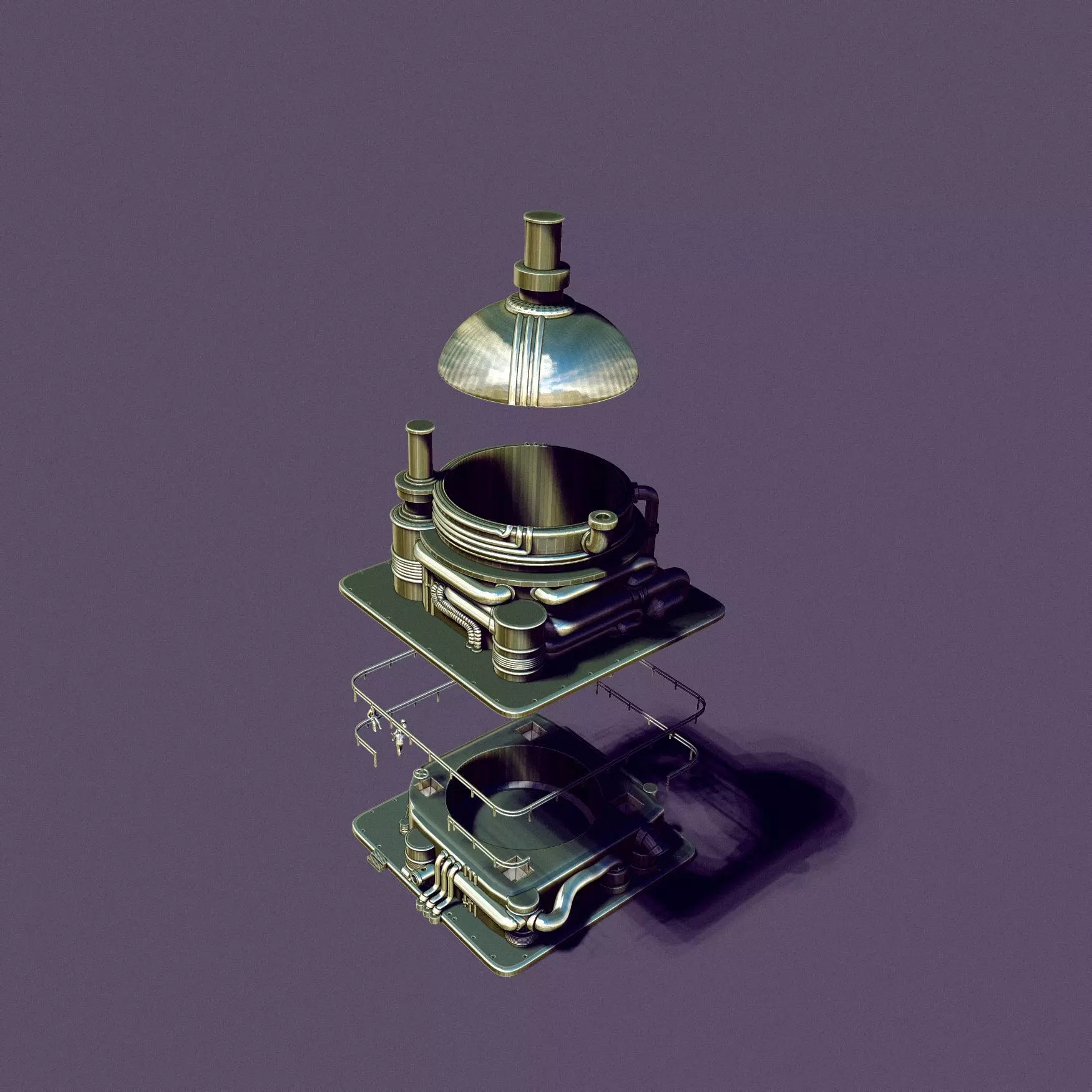 STEAM PUNK BOILER BOX 3D print model_33