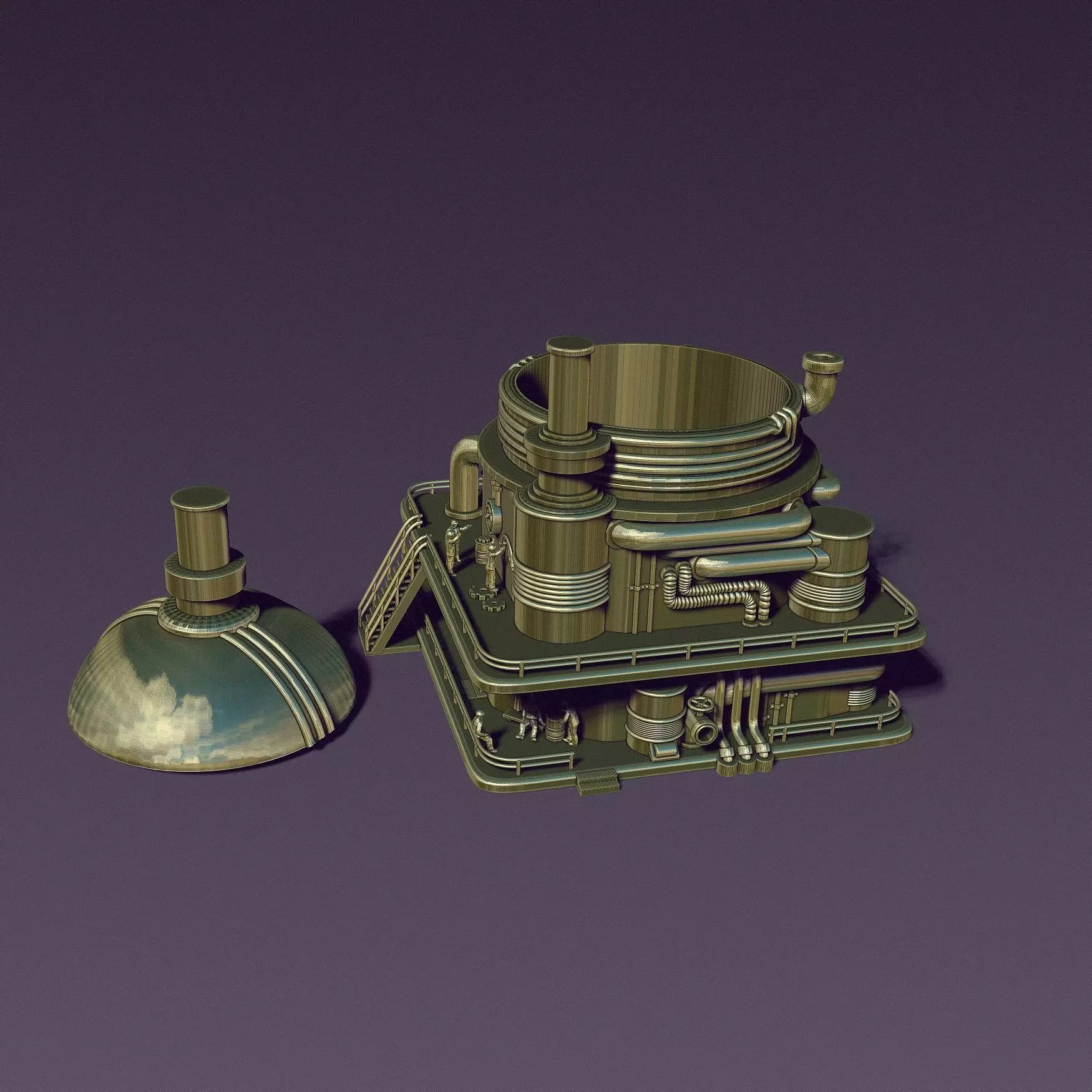 STEAM PUNK BOILER BOX 3D print model_19