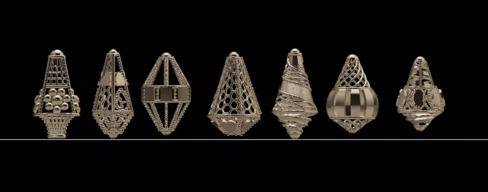 Celestial Pods Collection of 7 Models 3D print model_9