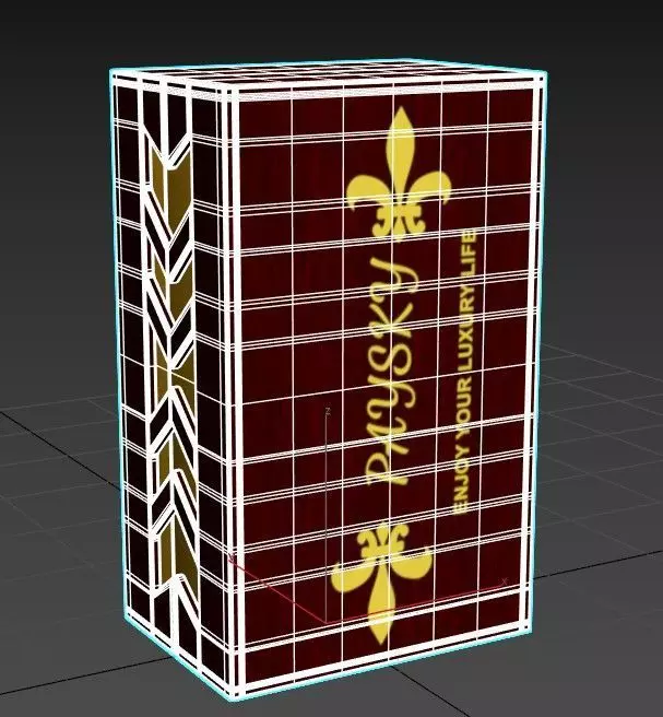 Whiskey Liquor Decanter Box 3D model_9
