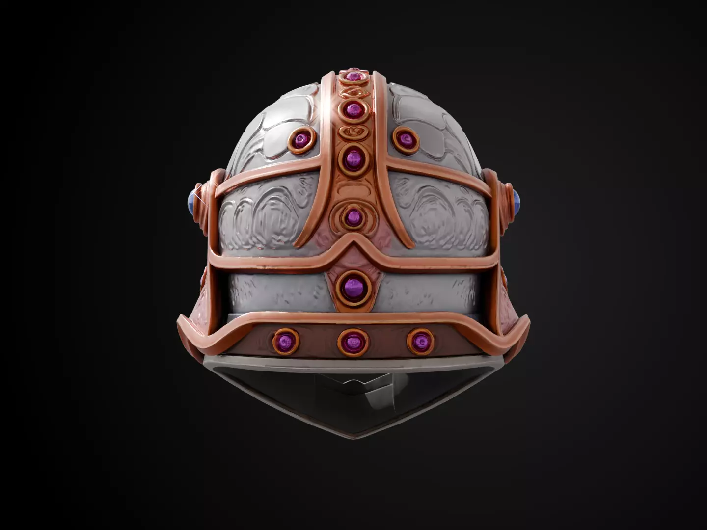 Stylized Dwarf Helmet - Deepforge Artisan 3D print model_6