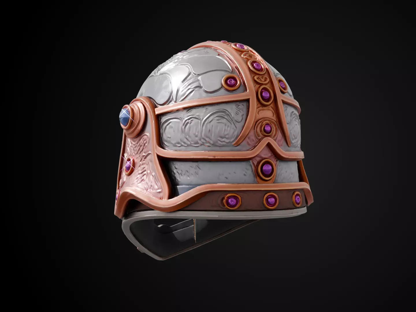 Stylized Dwarf Helmet - Deepforge Artisan 3D print model_7