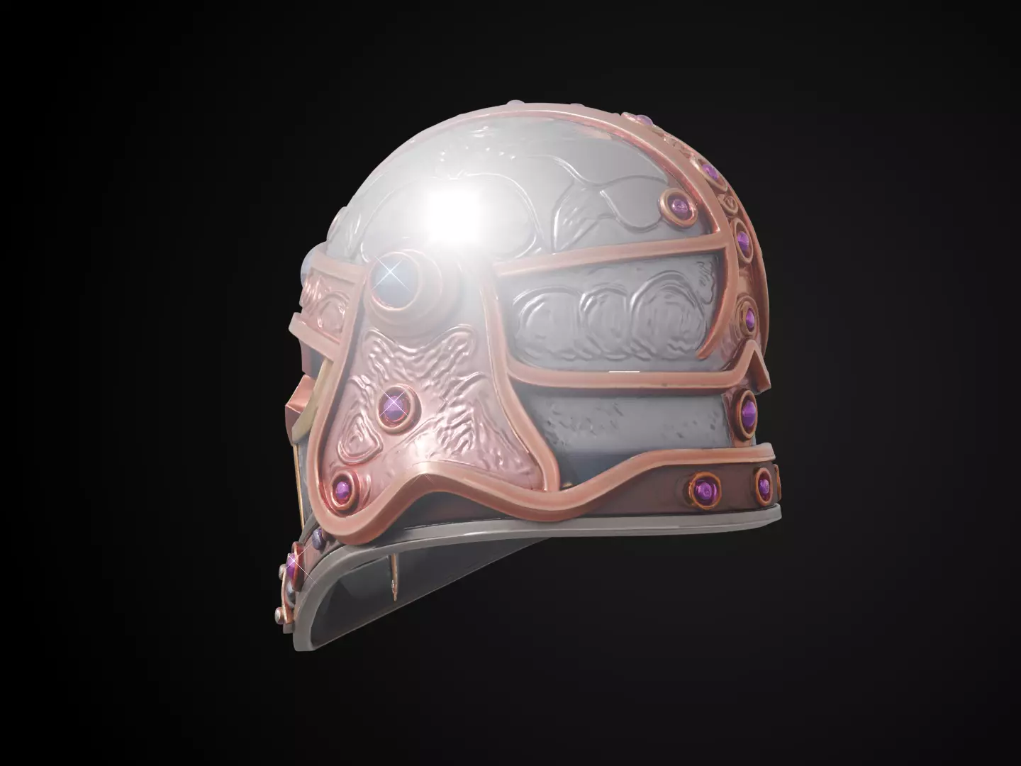 Stylized Dwarf Helmet - Deepforge Artisan 3D print model_8