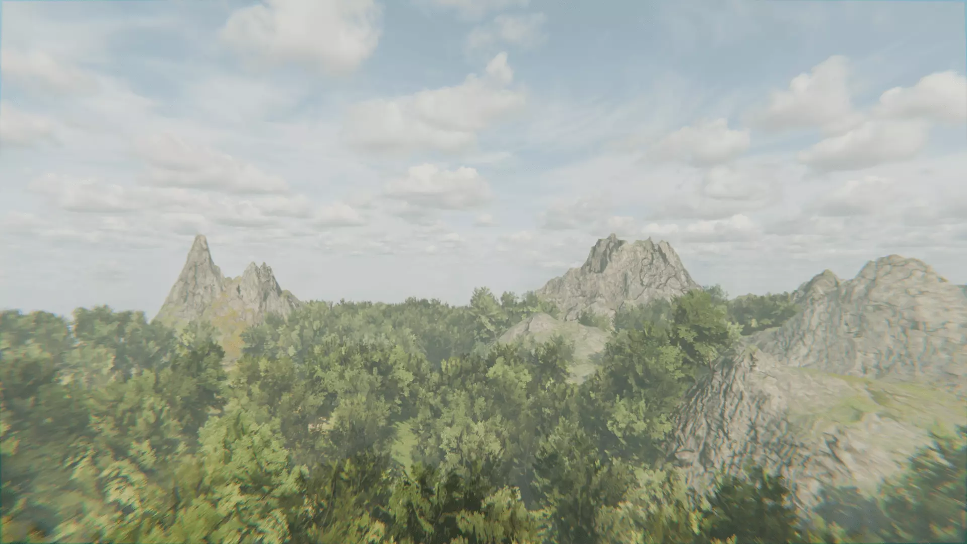 Realistic GAME-READY huge Forest pack Low-poly 3D model