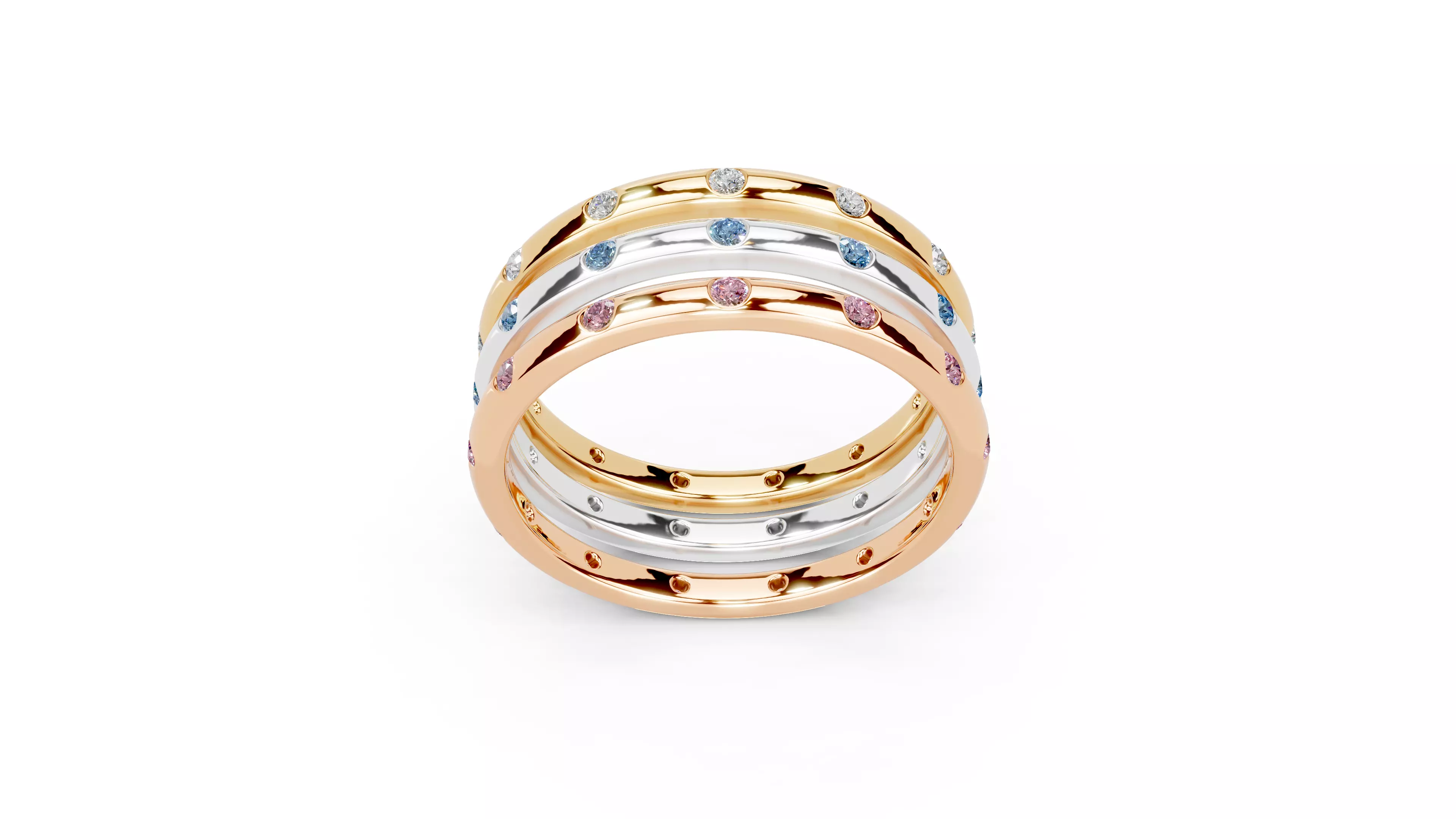 Starry Path Ring 3D print model_5