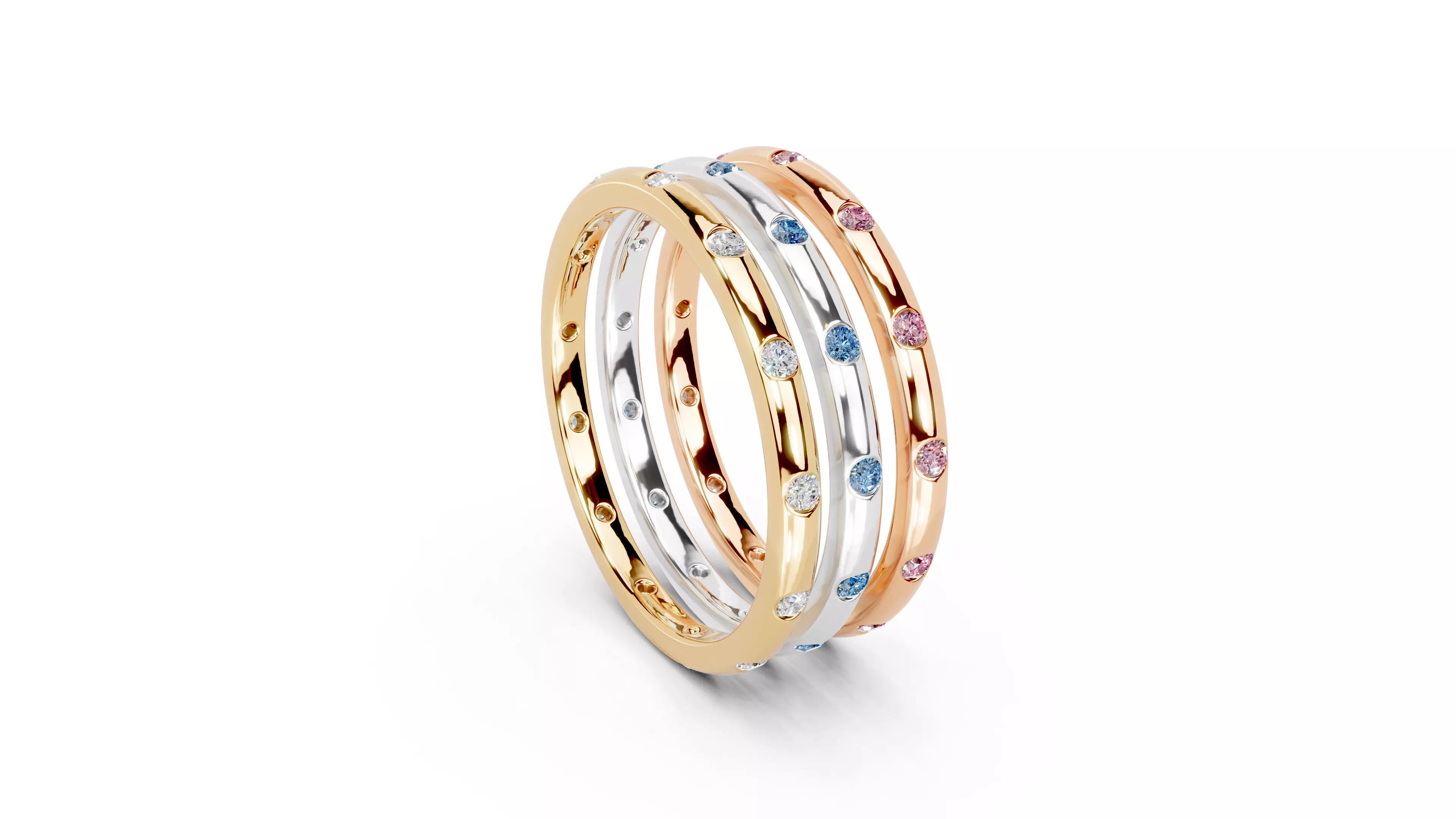 Starry Path Ring 3D print model_4