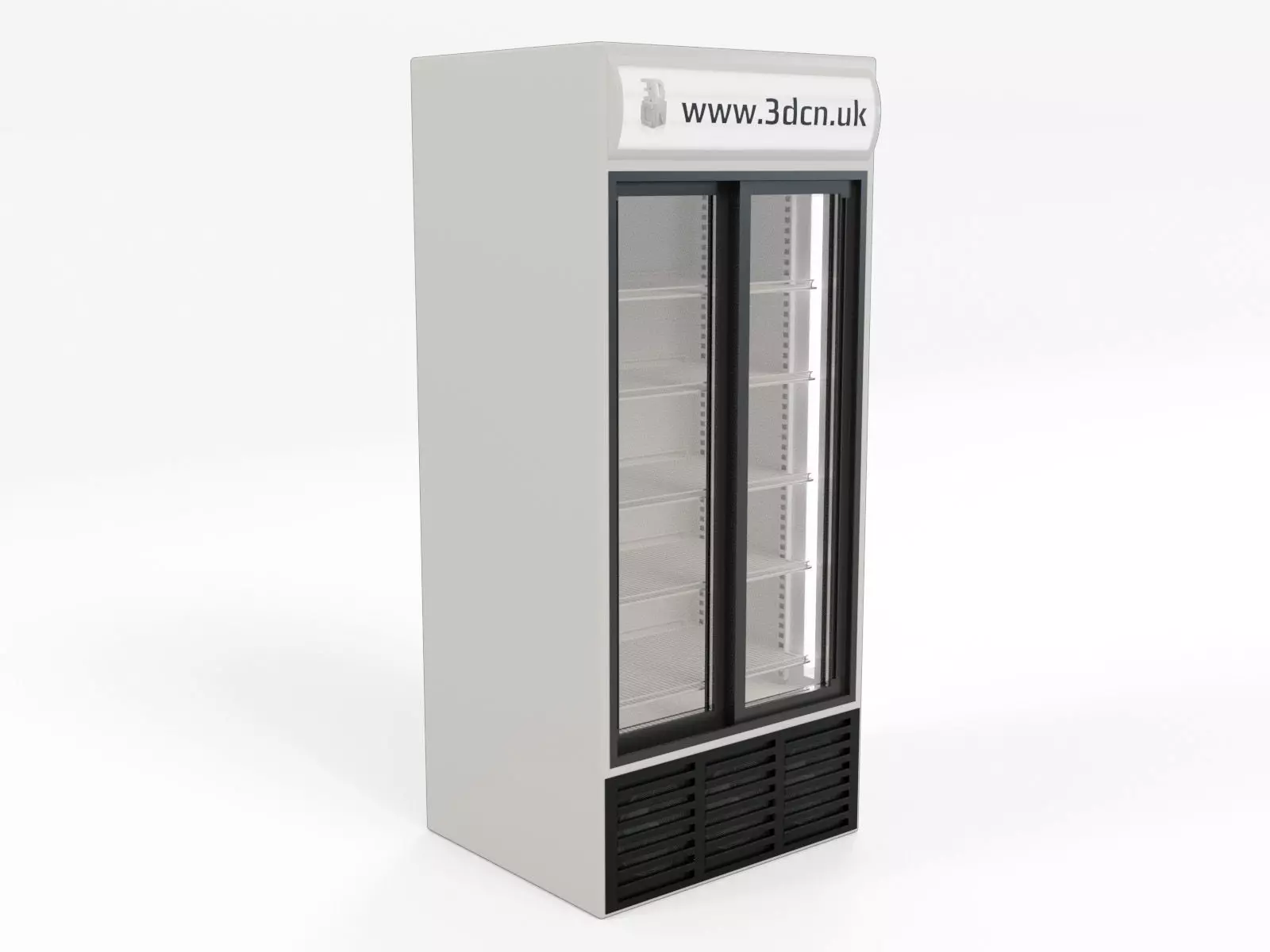 Freezer supermarket display unit 3D model