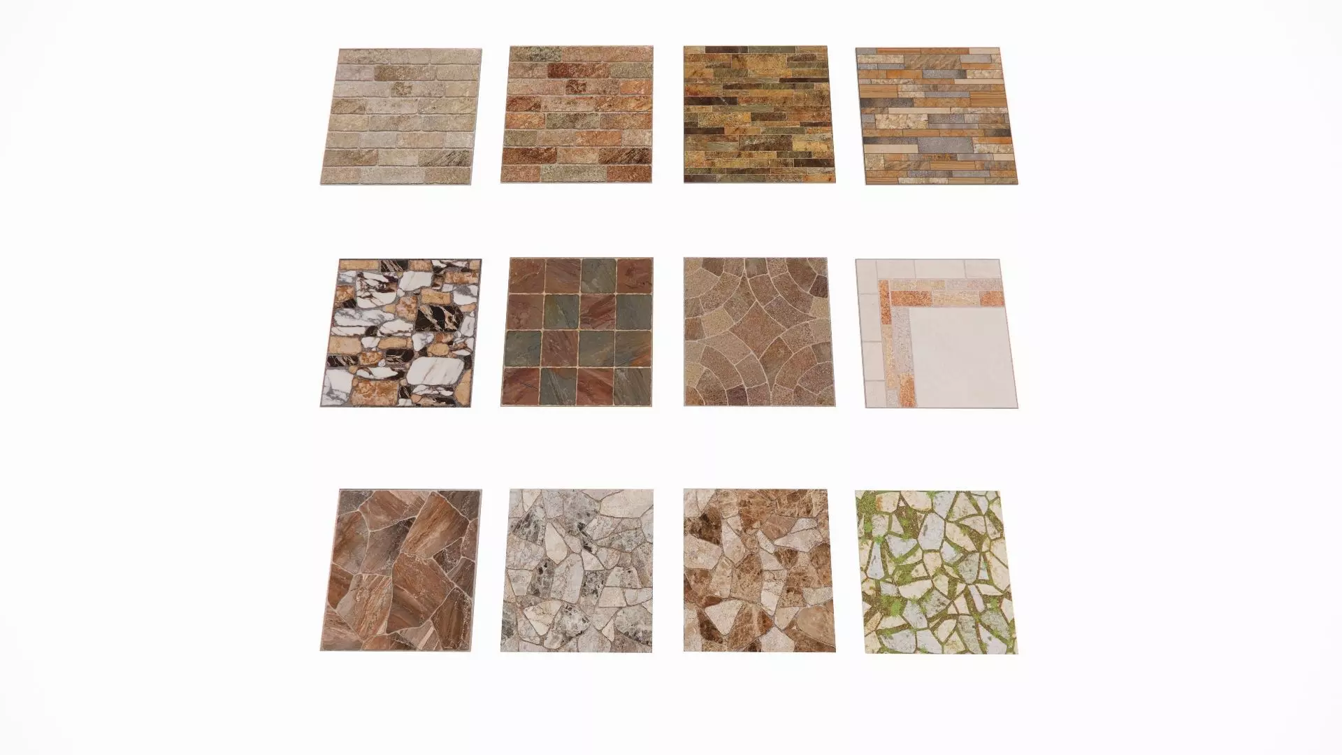 Realistic Ceramic and Stone Floor Tile Textures Pack Texture_1