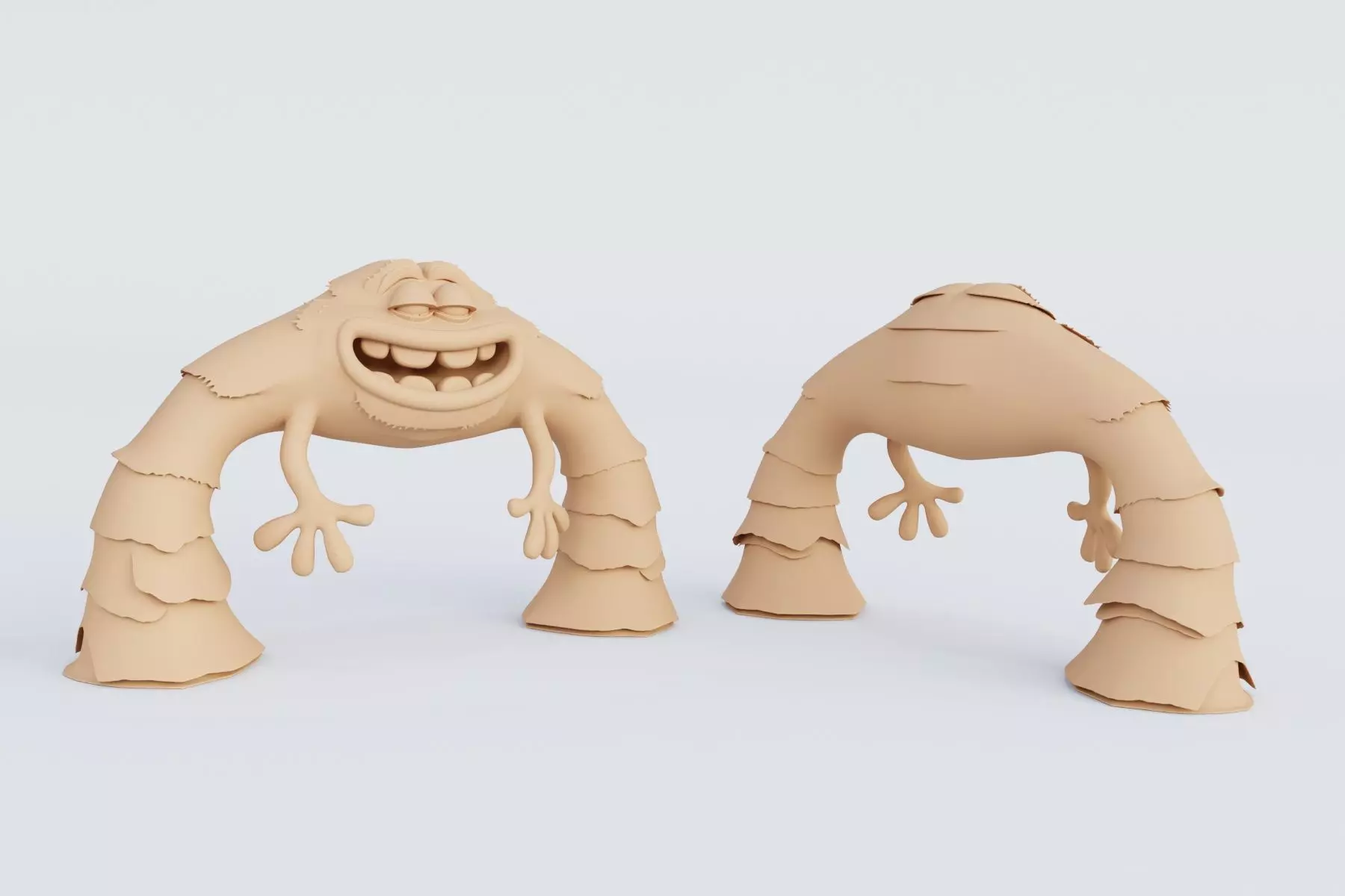 3D Printable Monsters Corporation Figurine Set STL Format 3D print model_11