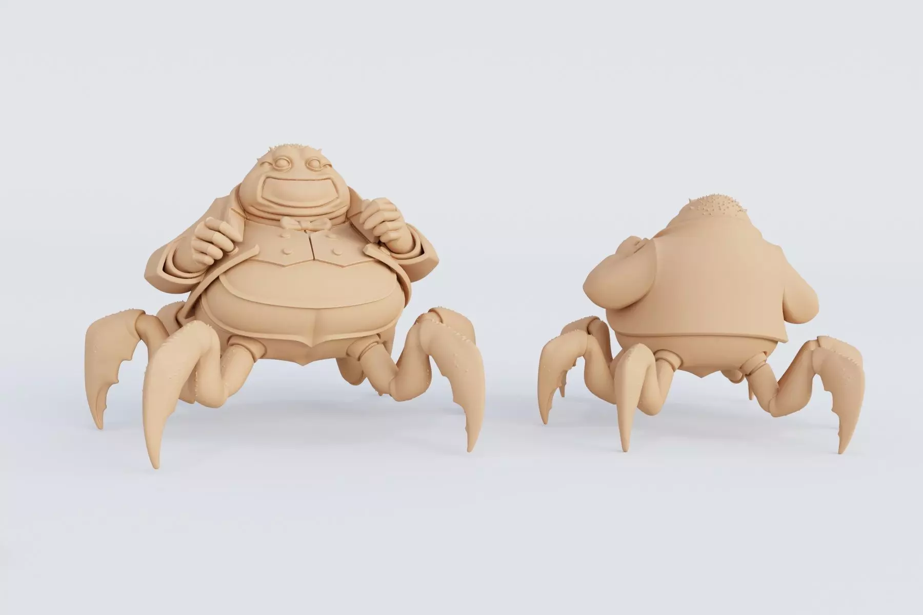 3D Printable Monsters Corporation Figurine Set STL Format 3D print model_10