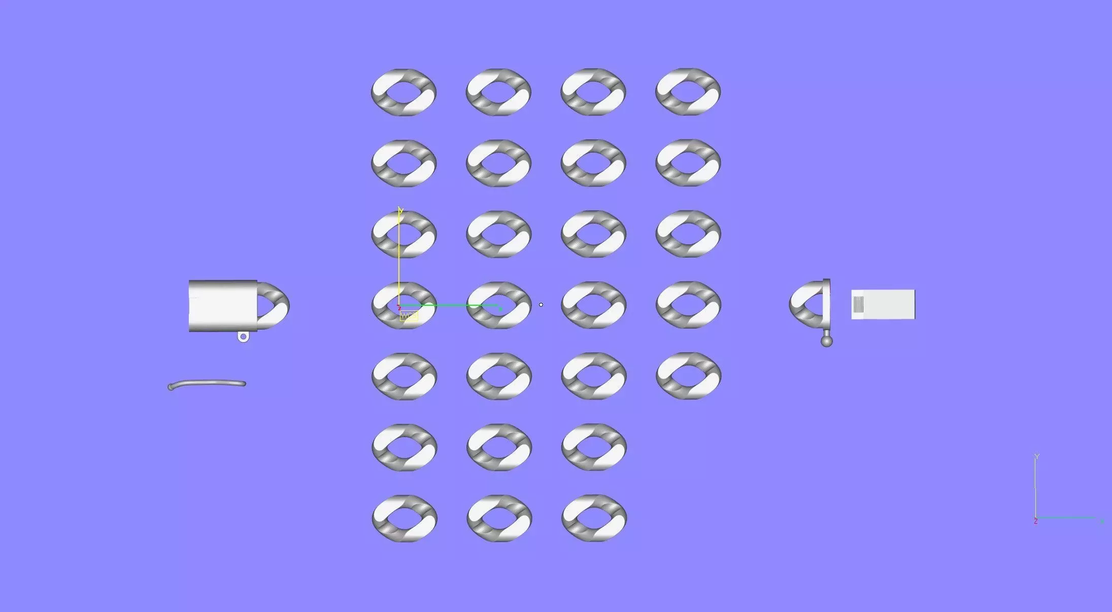 00008 Cuban Chain Bracelet 3D print model_27