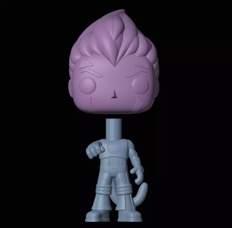 Odd Della Robbia Funko pop form code lyoko 3D print model_1