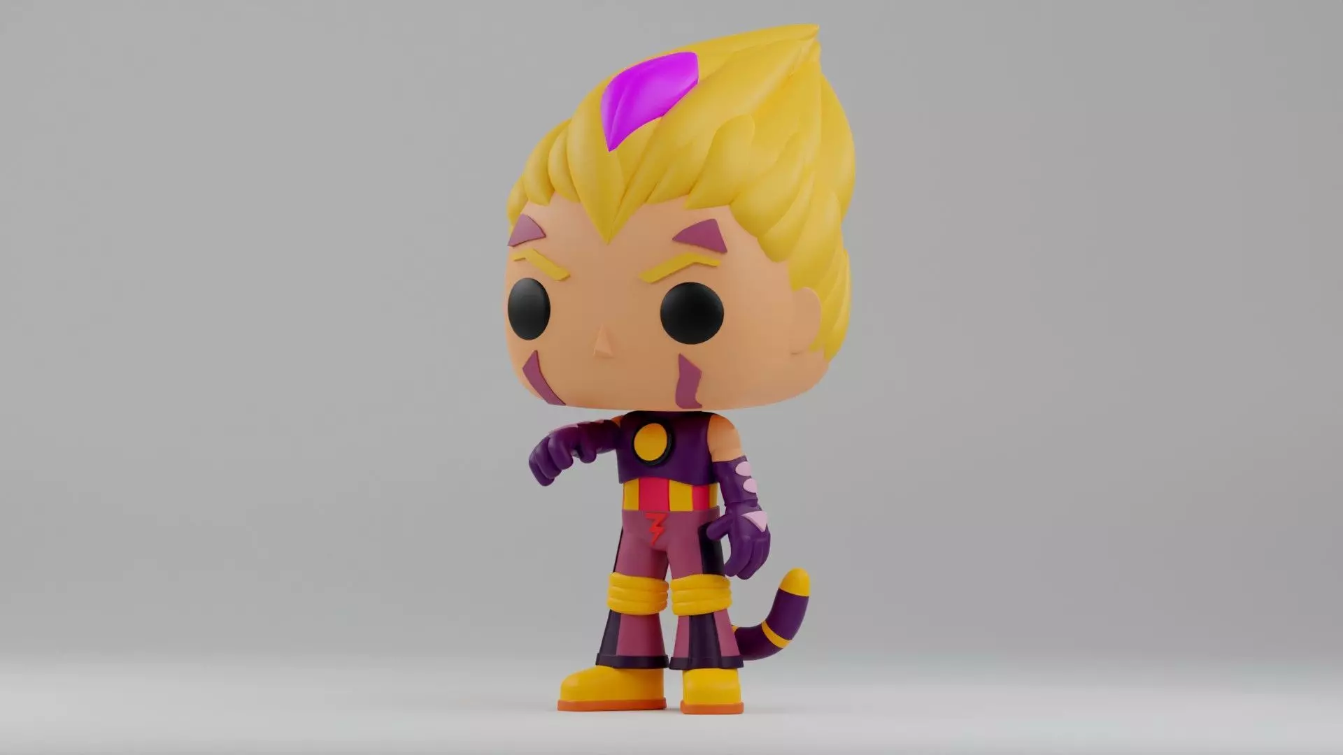 Odd Della Robbia Funko pop form code lyoko 3D print model_4