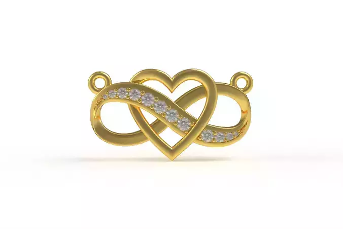 00013 Enfinity Heart Necklace