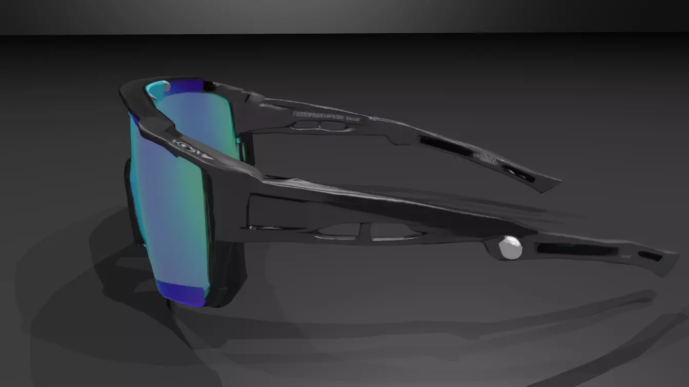 Snowboard goggles 3D model_4