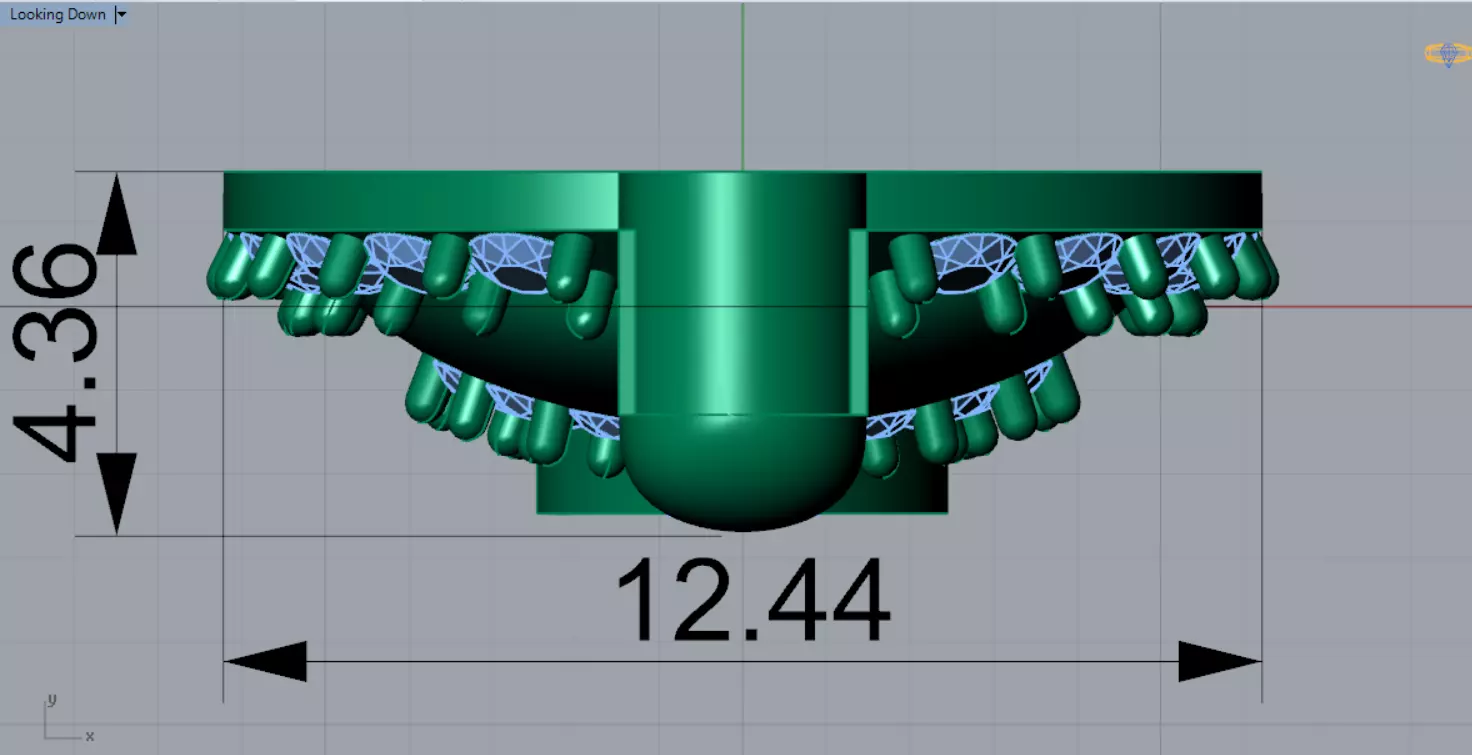 Yellow Gold stl 3dm Pendant with Teardrop Diamond jp0306 3D print model_12