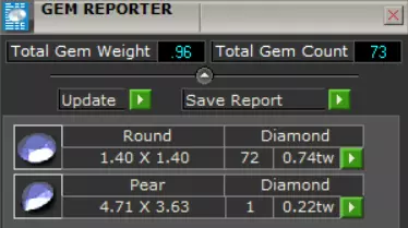 Yellow Gold stl 3dm Pendant with Teardrop Diamond jp0306 3D print model_7