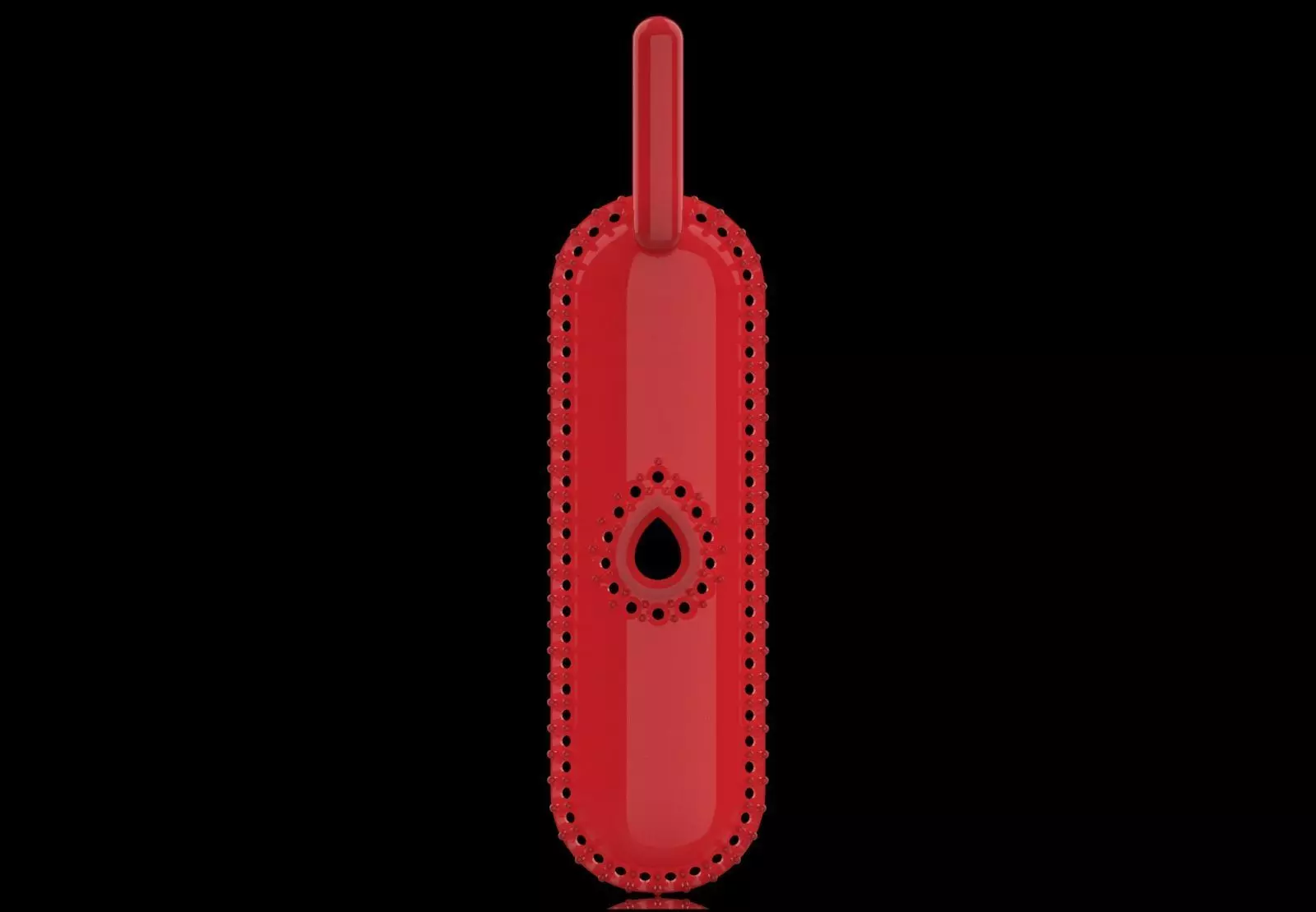 Yellow Gold stl 3dm Pendant with Teardrop Diamond jp0306 3D print model_28