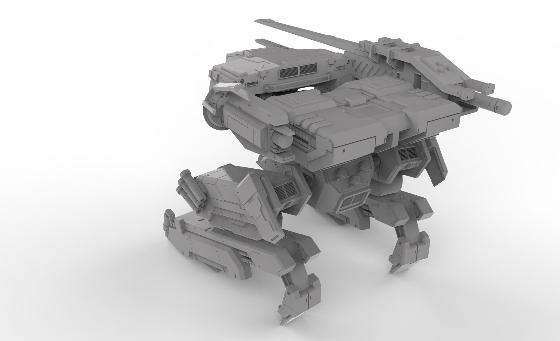 Custom Metal Gear Rex Model 3D print model_1