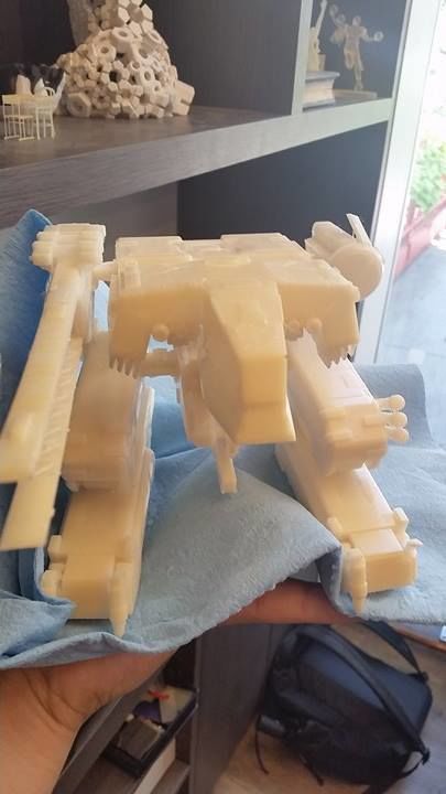 Custom Metal Gear Rex Model 3D print model_3