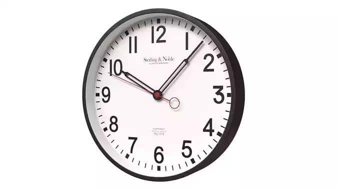 Minimalist Wooden Wall Clock Scandinavian Style 