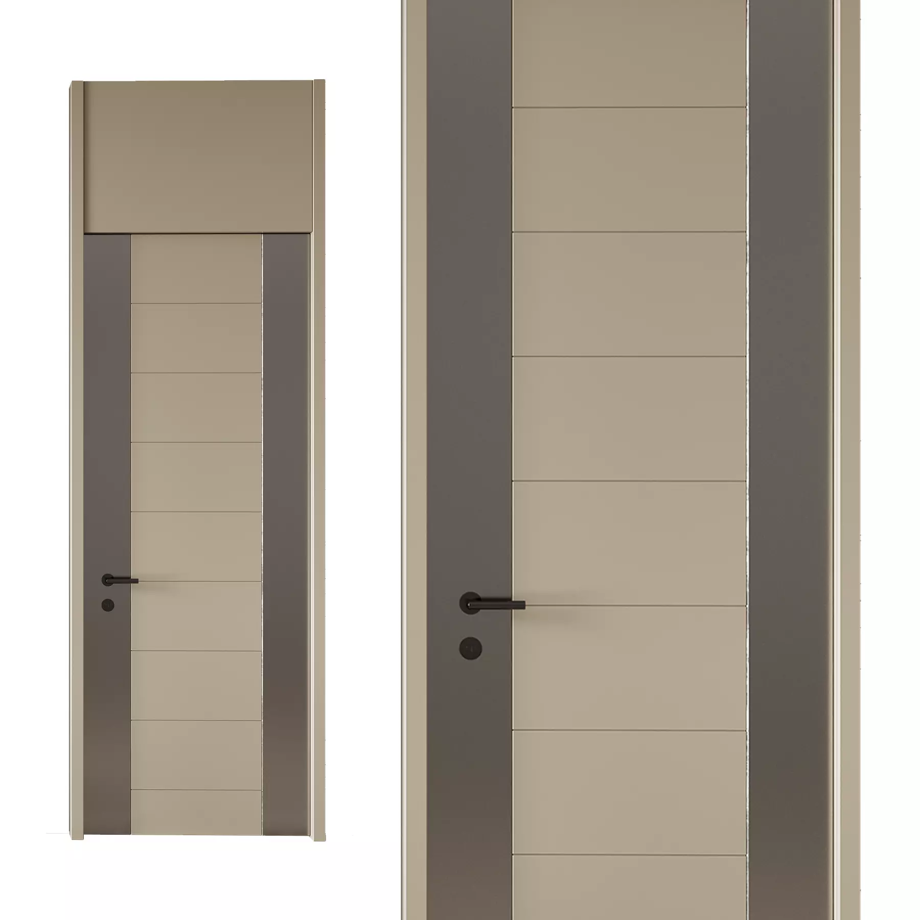 Door set 28 3D model_3