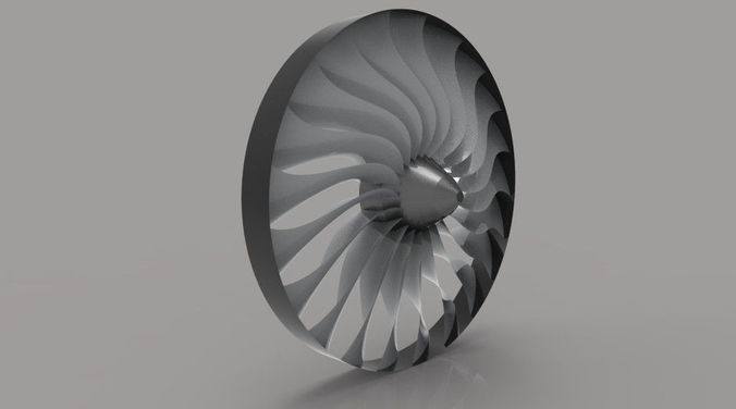 Jet Engine 3D print model