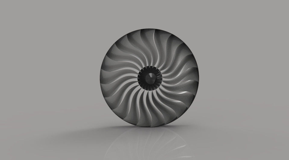 Jet Engine 3D print model_1