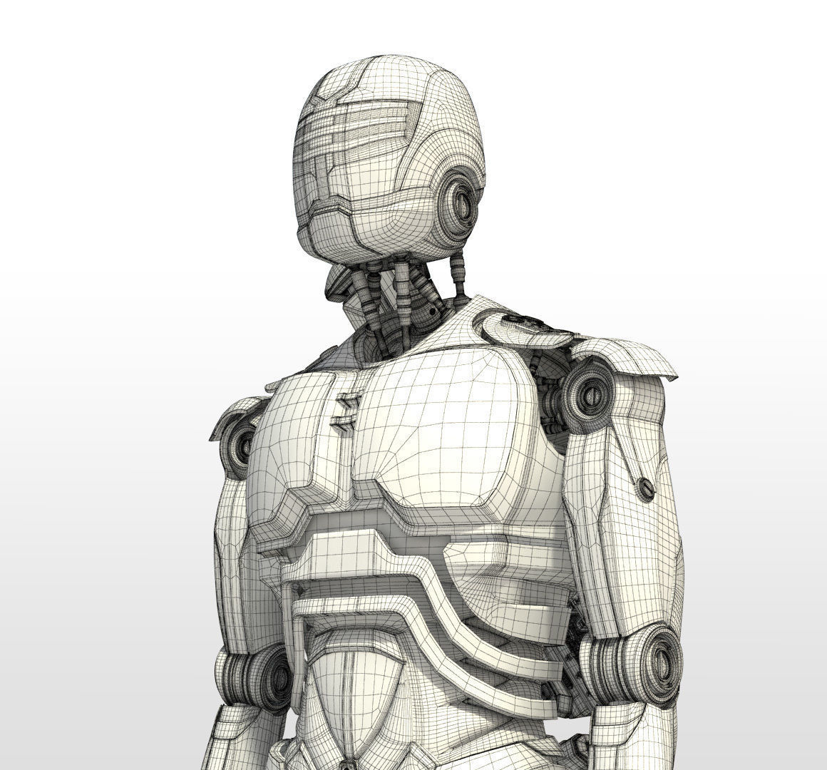 Sci-Fi Robot 3D model_11