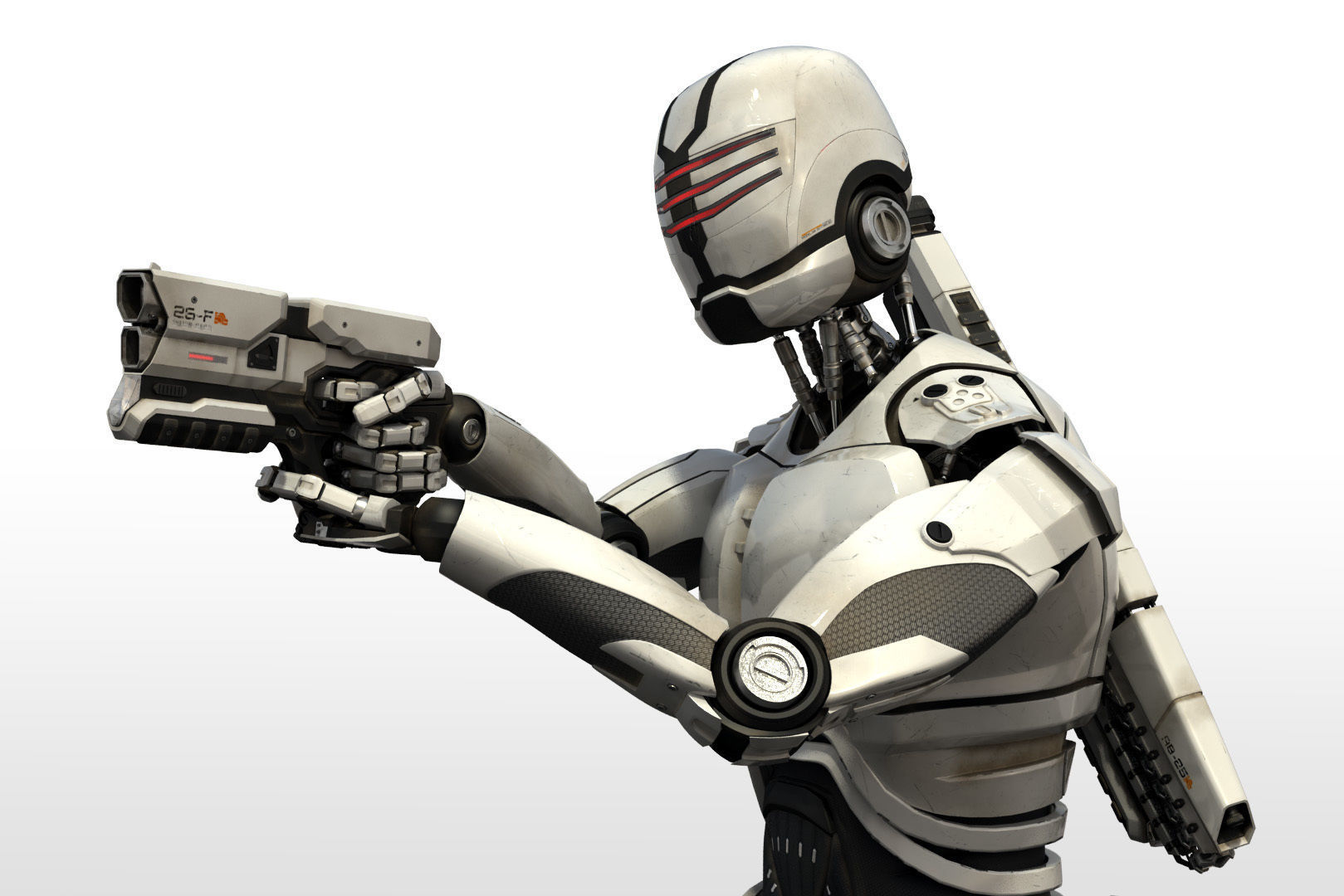 Sci-Fi Robot 3D model_1
