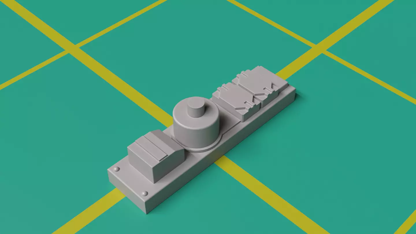 Star Wars KitBash Hard Surface Sci-fi Greeble 1-1 scale 3D model_81