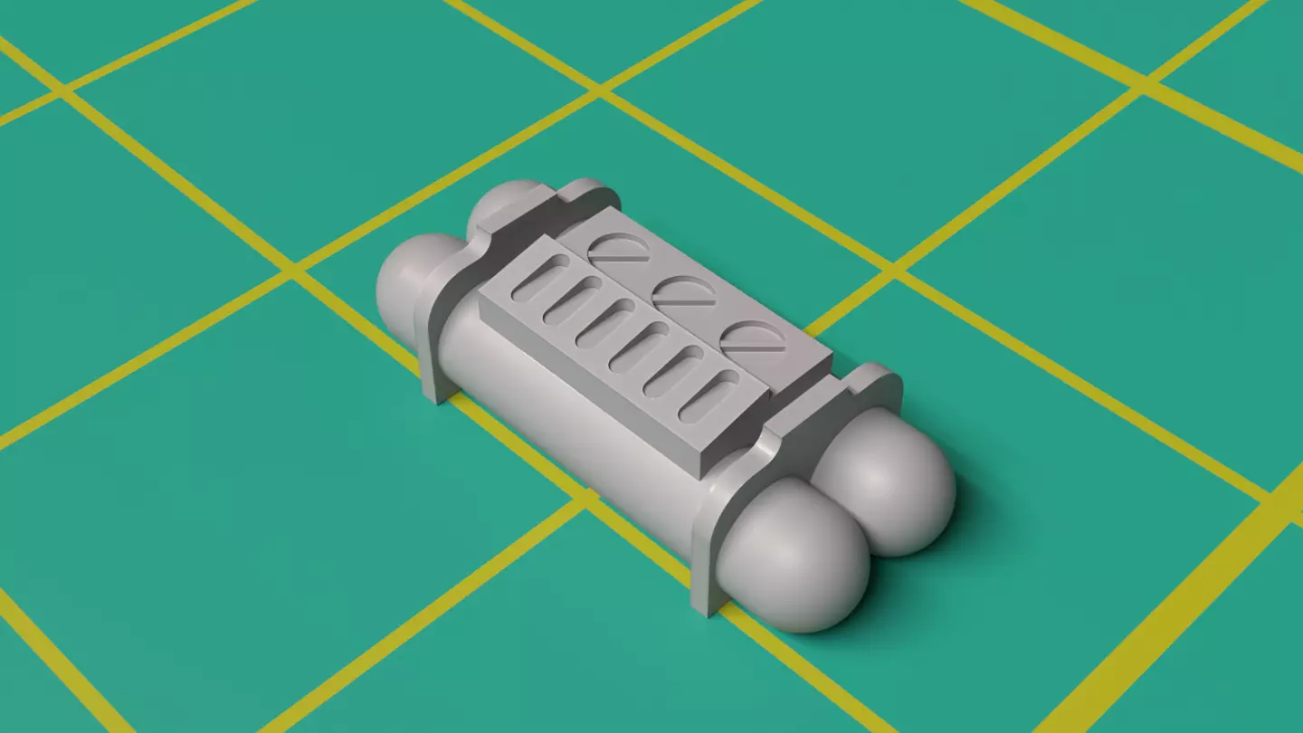 Star Wars KitBash Hard Surface Sci-fi Greeble 1-1 scale 3D model_47