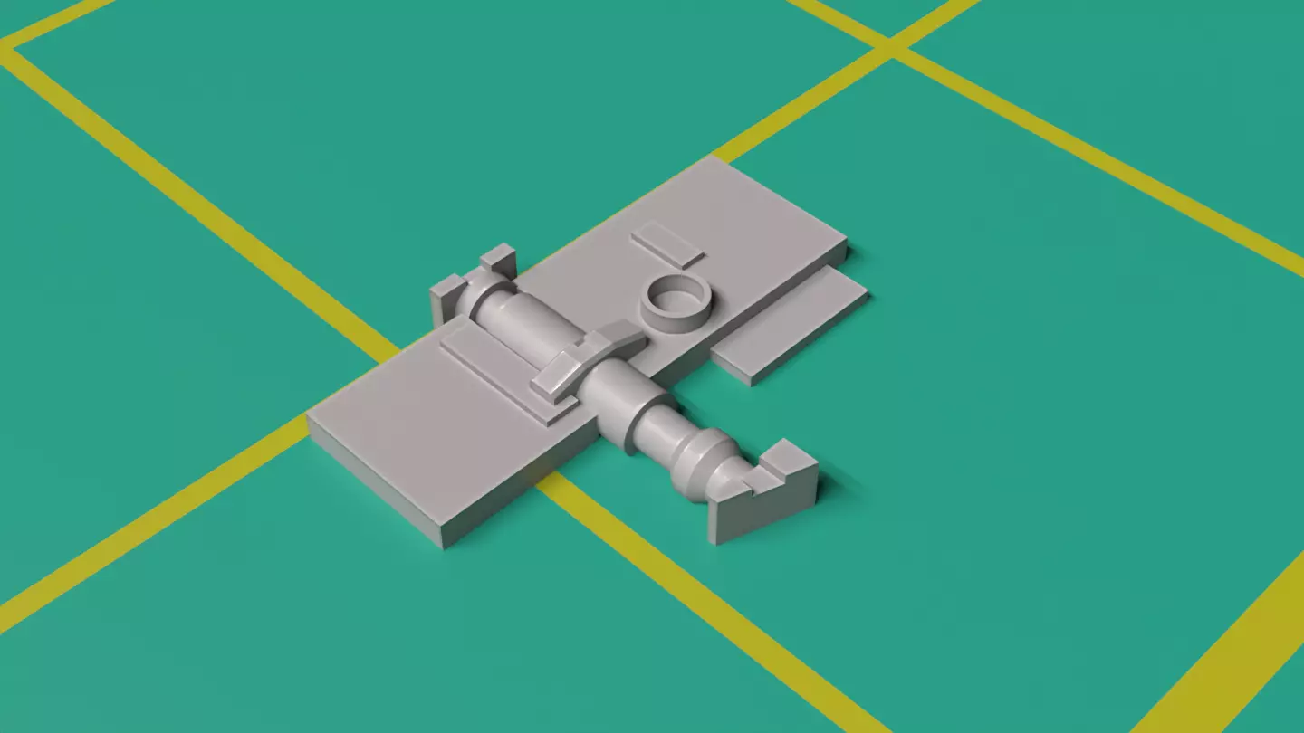 Star Wars KitBash Hard Surface Sci-fi Greeble 1-1 scale 3D model_15