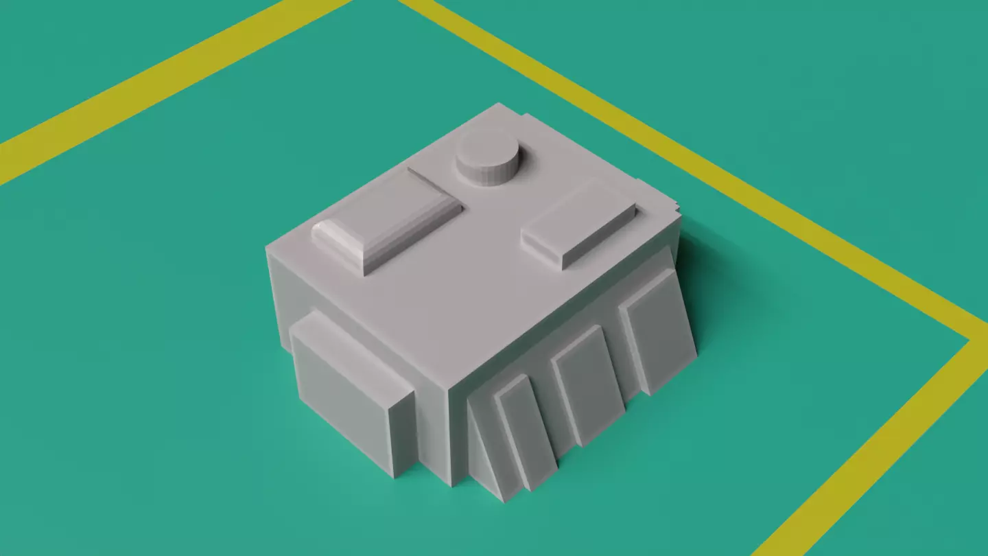 Star Wars KitBash Hard Surface Sci-fi Greeble 1-1 scale 3D model_29