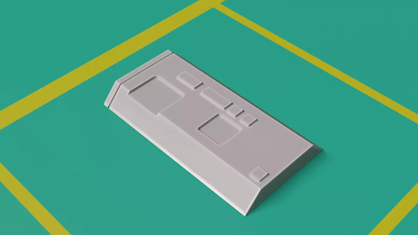 Star Wars KitBash Hard Surface Sci-fi Greeble 1-1 scale 3D model_58