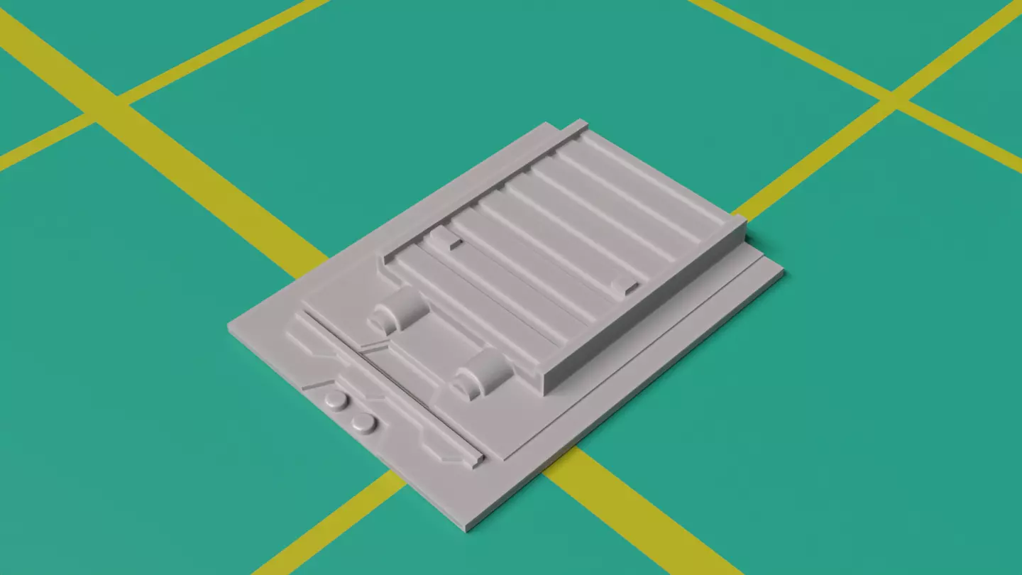 Star Wars KitBash Hard Surface Sci-fi Greeble 1-1 scale 3D model_102