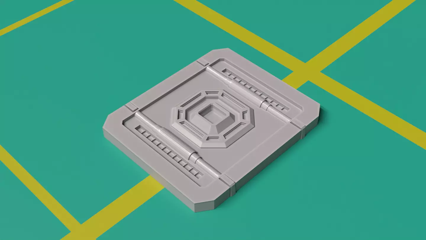 Star Wars KitBash Hard Surface Sci-fi Greeble 1-1 scale 3D model_111