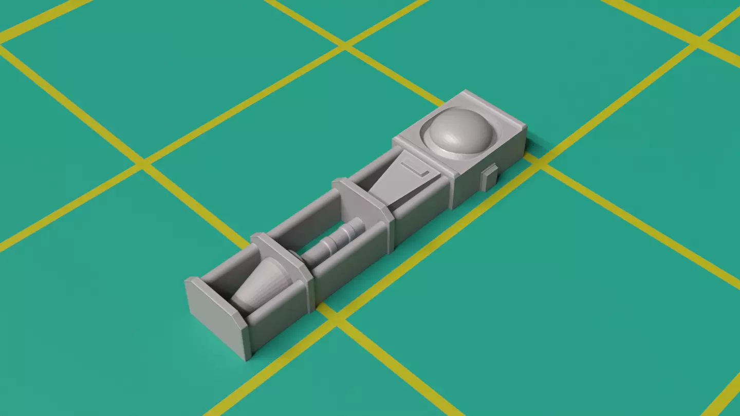 Star Wars KitBash Hard Surface Sci-fi Greeble 1-1 scale 3D model_86