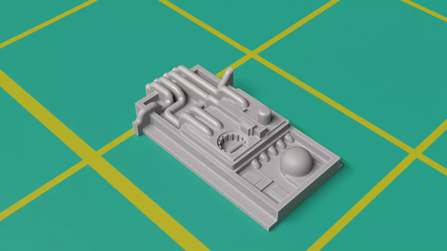 Star Wars KitBash Hard Surface Sci-fi Greeble 1-1 scale 3D model_53