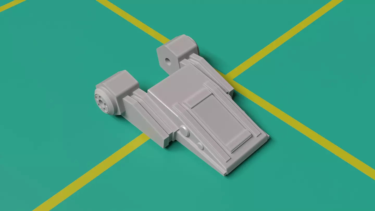 Star Wars KitBash Hard Surface Sci-fi Greeble 1-1 scale 3D model_62