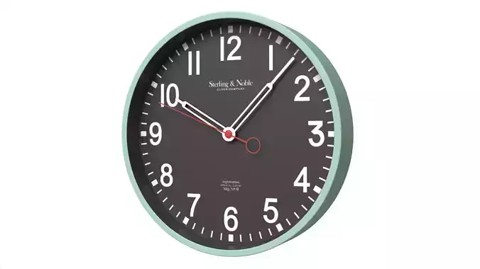 Minimalist Wooden Wall Clock Scandinavian Style 