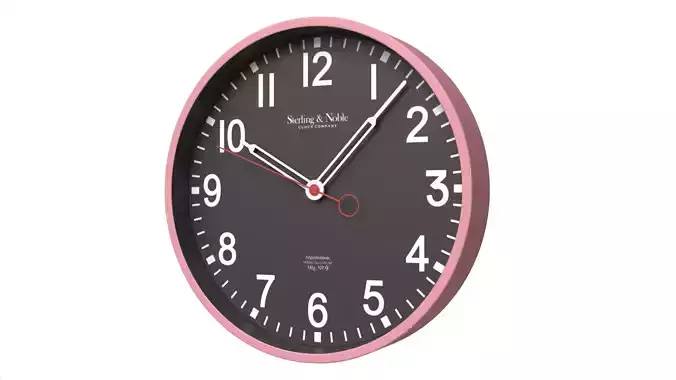 Minimalist Wooden Wall Clock Scandinavian Style 