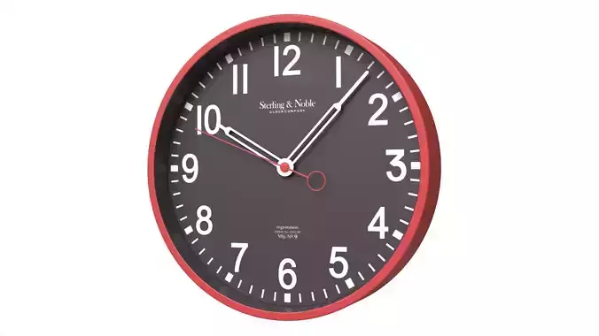 Minimalist Wooden Wall Clock Scandinavian Style 