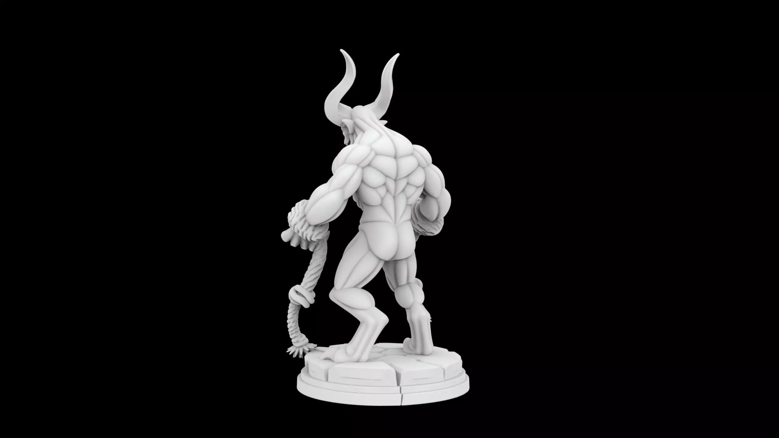 Demonic Creature 3D Print Model 3D print model_3