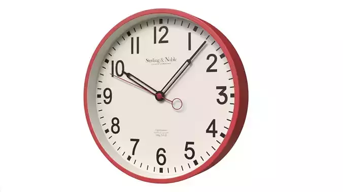 Minimalist Wooden Wall Clock Scandinavian Style 