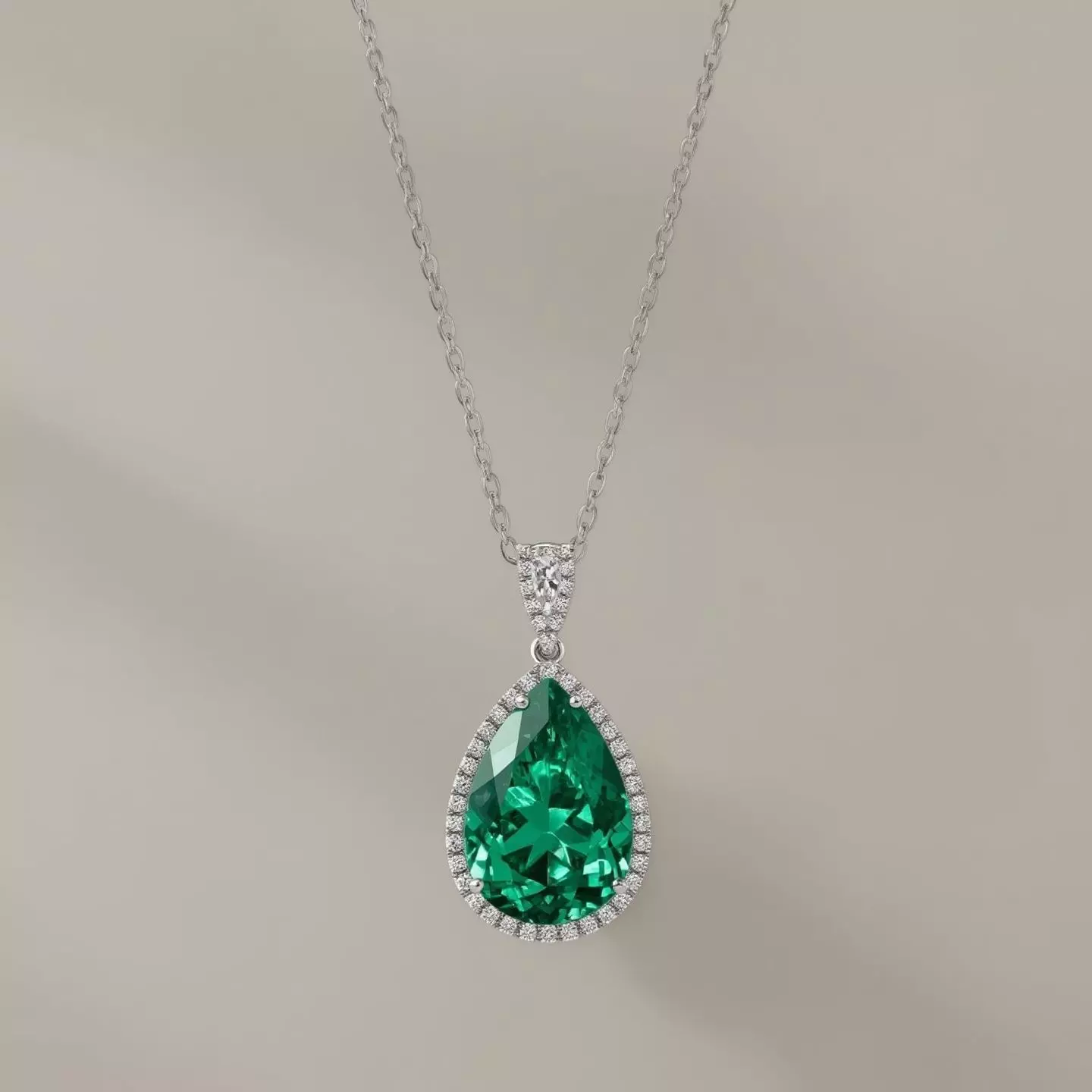 Emerald Halo Elegance 3D print model_2