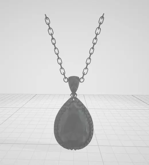 Emerald Halo Elegance 3D print model_6