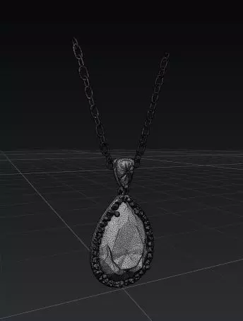 Emerald Halo Elegance 3D print model_13