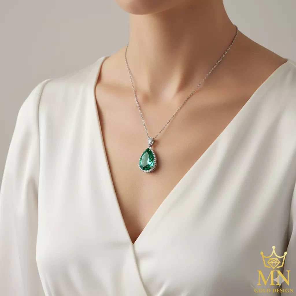 Emerald Halo Elegance 3D print model_0